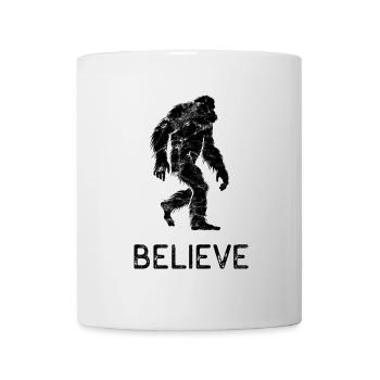 Bigfoot Believe - Yeti - Legende - Fabelwesen - Tasse - Weiß - Vorne