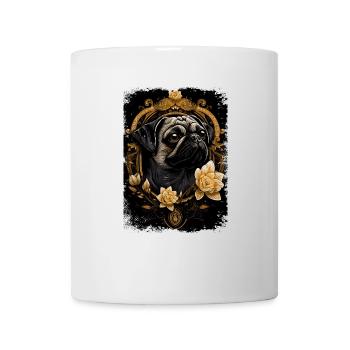 Petit carlin - Mug blanc - blanc - Devant