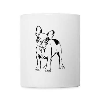 FRENCH BULLDOGGE - FRENCH BULLDOG steh - Mug - white - Front