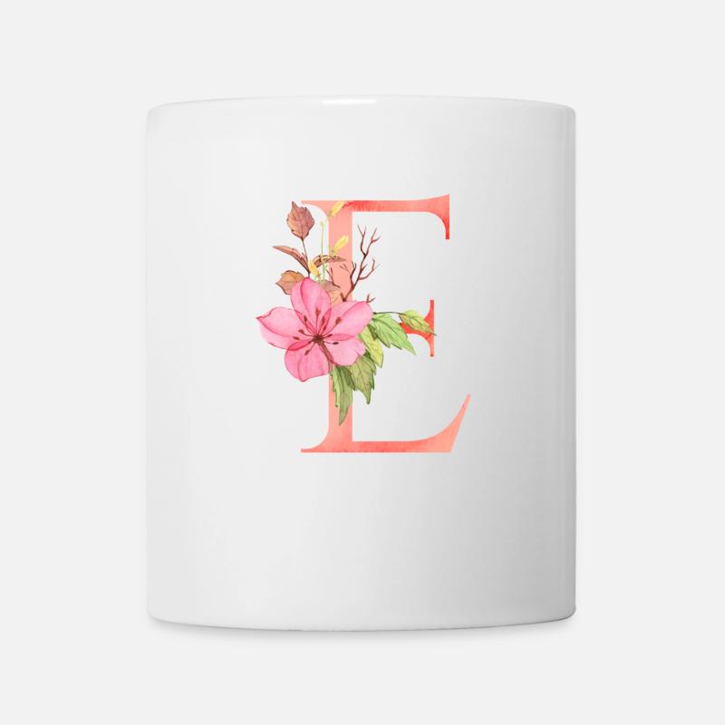 Letter E - Mug - white