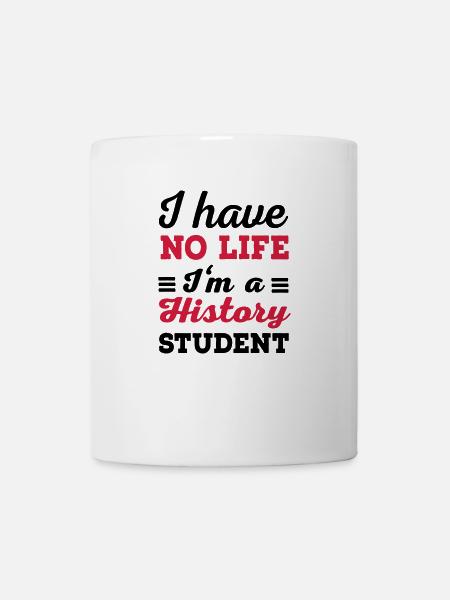 history - Mug - white