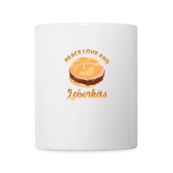 Peace Love and Leberkäs - Mug - white - Front