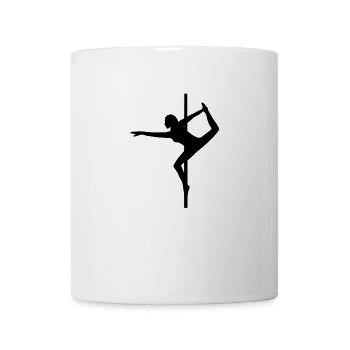 Pole Dance Pole - Tasse - Weiß - Vorne