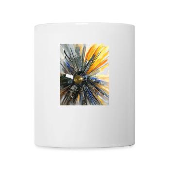 Computer Sonne - Skulptur von Ilona Jentsch - Tasse - Weiß - Vorne