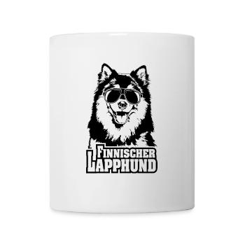 FINNISCHER LAPPHUND cool Sonnenbrille Hunde Hund - Tasse - Weiß - Vorne