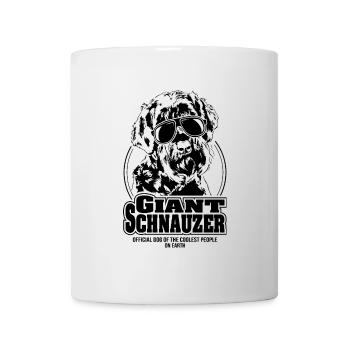 GIANT SCHNAUZER coolest people Hunde Spruch Hund - Tasse - Weiß - Vorne