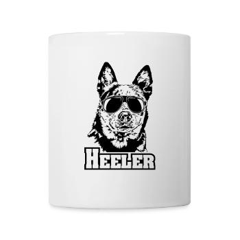 HEELER cool lunettes de soleil chiens chien - Mug blanc - blanc - Devant
