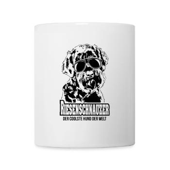 RIESENSCHNAUZER coolster Hund Hundespruch Wilsigns - Tasse - Weiß - Vorne