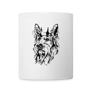 BERGER PICARD Krone Chiens Chien Wilsigns - Mug blanc - blanc - Devant