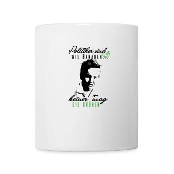 Gegen Grüne - Tasse - Weiß - Vorne