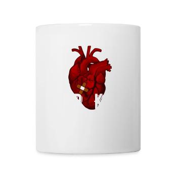 BRKN Broken Heart Anatomical - Tasse - Weiß - Vorne