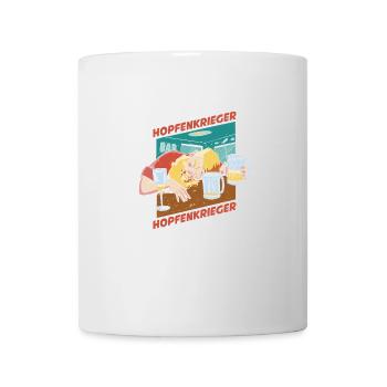 Hopfenkrieger Saufen Lustiges Bier Liebhaber Biert - Tasse - Weiß - Vorne