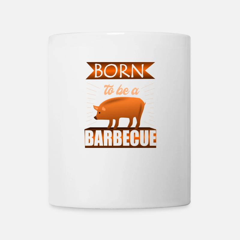 Born to be a barbecue - Mug - white