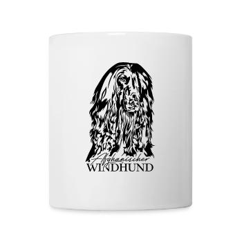 AFGHAN GREYHOUND Portrait Dogs Wilsigns - Mug - white - Front