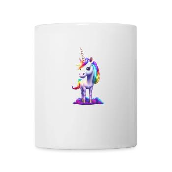 Süßes kleines Einhorn ist auf der Suche nach dir - Tasse - Weiß - Vorne