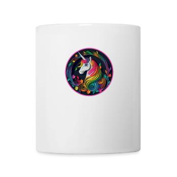 Paper design type of a cute unicorn 1 - Mug - white - Front