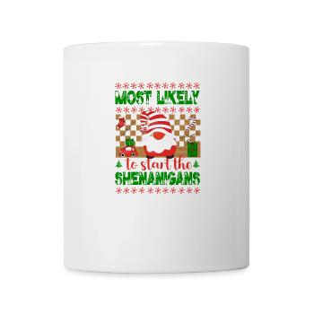 most likely to start - Mug - white - Front