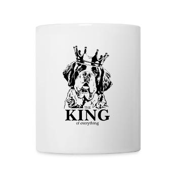 BERNHARDINER King Hundespruch Hunde Wilsigns - Tasse - Weiß - Vorne