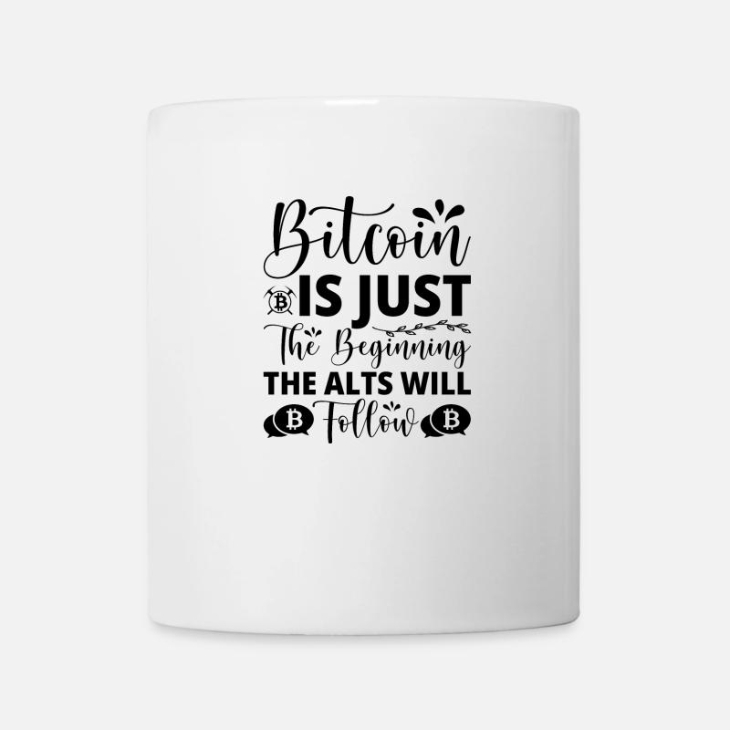 Bitcoin - Tasse - Weiß