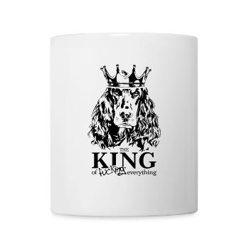 COCKER SPANIEL King Hundespruch Hunde Wilsigns - Tasse - Weiß - Vorne
