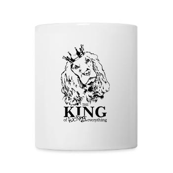 COCKER SPANIEL King Hundespruch Hunde Wilsigns - Tasse - Weiß - Vorne