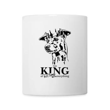 Greyhound King of everything dog saying Wilsigns - Mug - white - Front