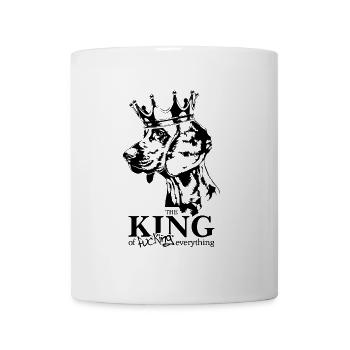 Chien de sueur hanovrien Roi de tout - Mug blanc - blanc - Devant
