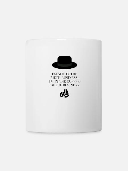 Idealer Spruch für alle Kaffee- und Serienfans - Tasse - Weiß