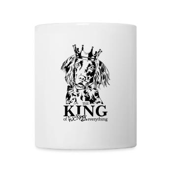 Kleiner Münsterländer Roi de tout Chiens - Mug blanc - blanc - Devant