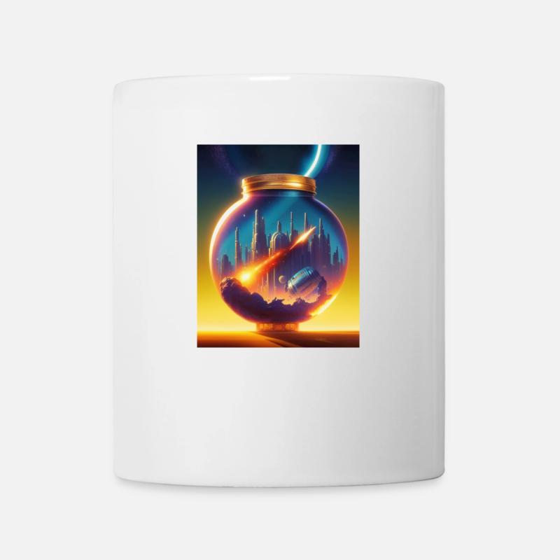A world in a bottle - Mug - white