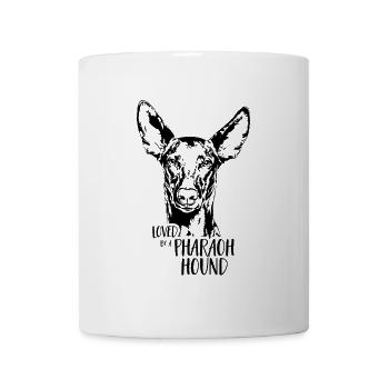 Loved by a Pharaoh Hound Dogs Dog Saying - Mug - white - Front