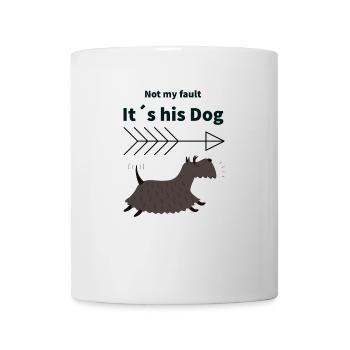 Hunde-Alibi - Tasse - Weiß - Vorne