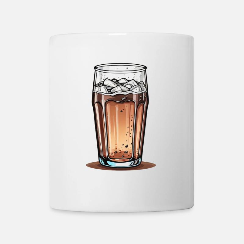 Verre de Cola - Mug blanc - blanc