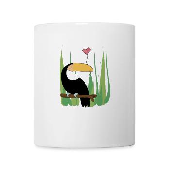 Cockatoo with Heart - Gift Idea - Gift - Mug - white - Front