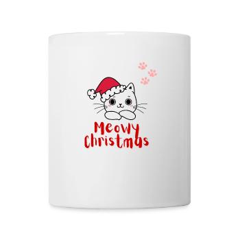 Meowy Christmas - Mug blanc - blanc - Devant