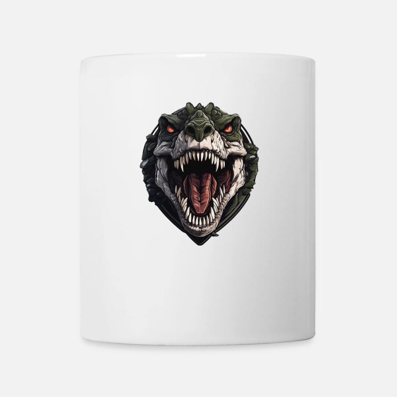 Cooles T-Rex Design - Tasse - Weiß