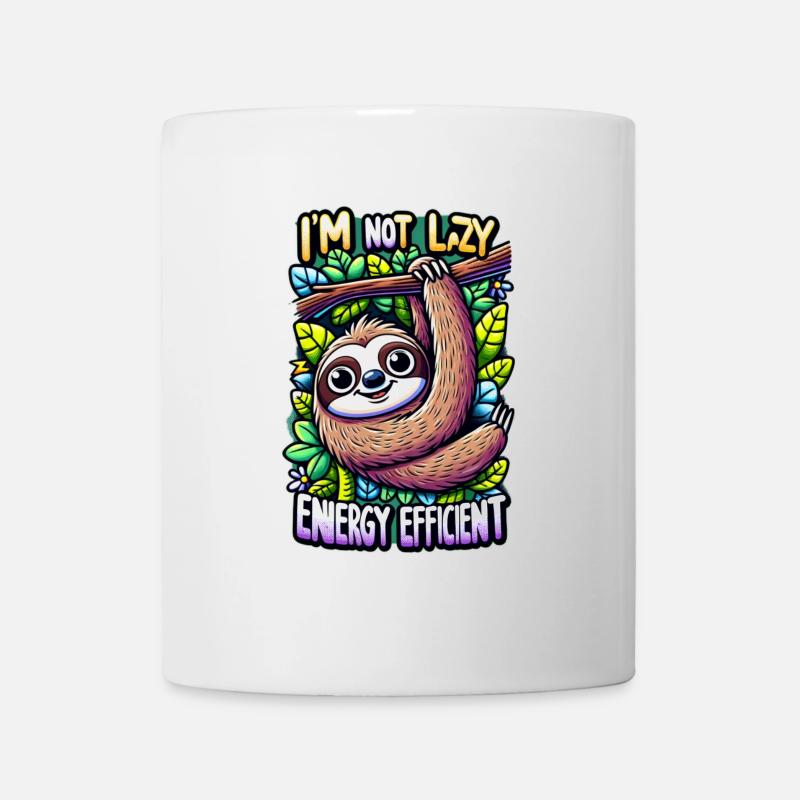 Faultier (Flash) - Tasse - Weiß