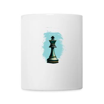 Roi des échecs - Mug blanc - blanc - Devant
