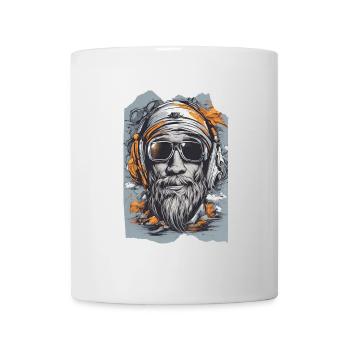 Beats & Beards Fusion Music Lover Sunglasses - Mug - white - Front