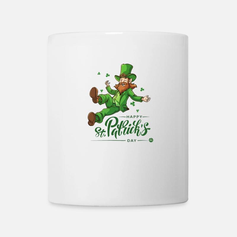 Glücksbringer Kobold - Tasse - Weiß