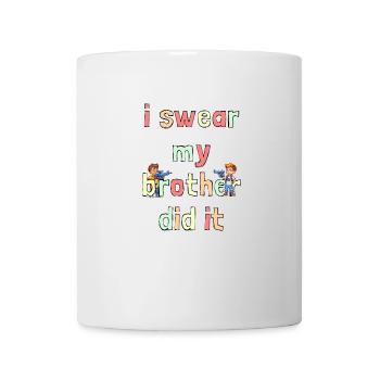 Jure, c’était mon frère ! - Plaisir en famille - Mug blanc - blanc - Devant