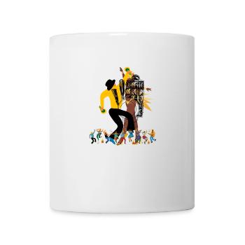 UNIS pour le son - musique- cool - Mug blanc - blanc - Devant