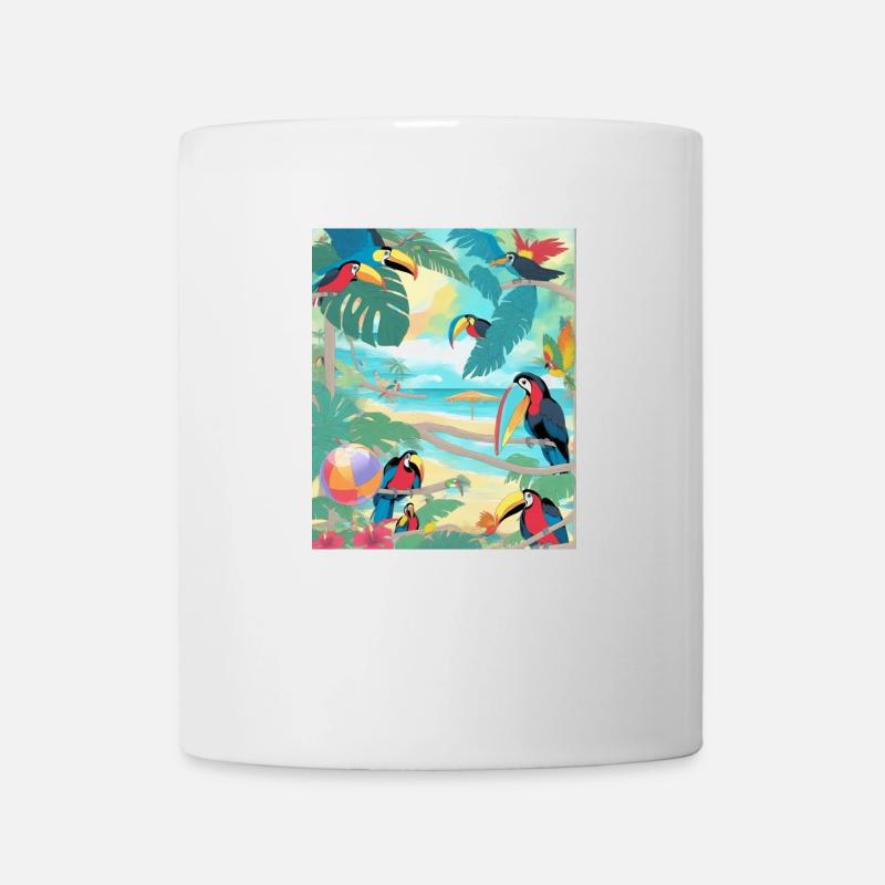 Toucan paradise - Mug - white