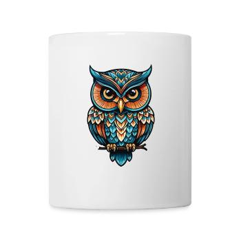 Owl Neo Traditional - Mug - white - Front