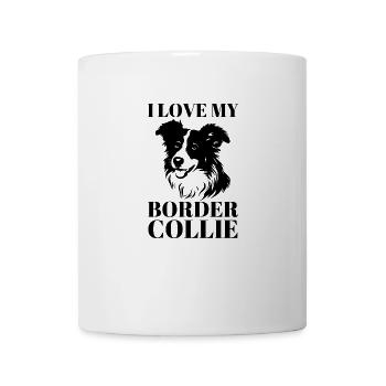 I love my border collie - Mug - white - Front