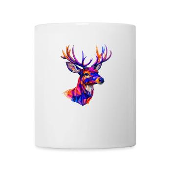 Cerf, le roi de la forêt - Mug blanc - blanc - Devant