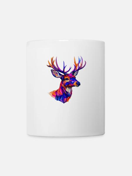 Cerf, le roi de la forêt - Mug blanc - blanc