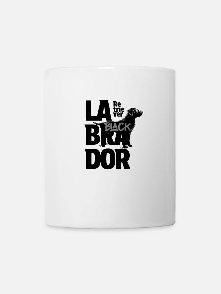 Black labrado Retriever - Mug - white