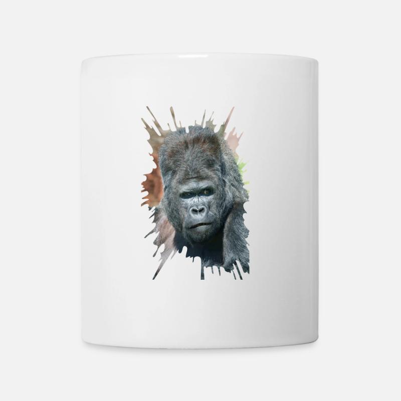 Striking Pose from Silverback Gorilla Dishi - Mug - white