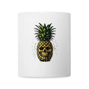 Pineapple Skull // Skull Pineapple Fruit FS0253 - Mug - white - Front